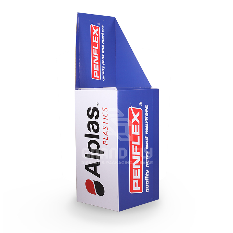 BTS POS Cardboard Corrugated Retail Hex Dump Bins for Stationery-2 BTS POS Cardboard Corrugated Retail Hex Dump Bins for Stationery-2