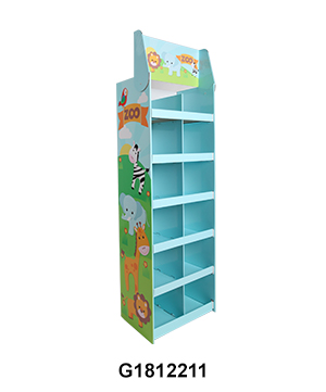 Back to School Cardboard POS FSDU Display for Backpack