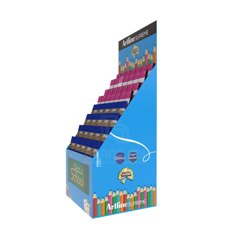 Back to School Temporary POS Display Rack for Notebook-3 Back to School Temporary POS Display Rack for Notebook-3