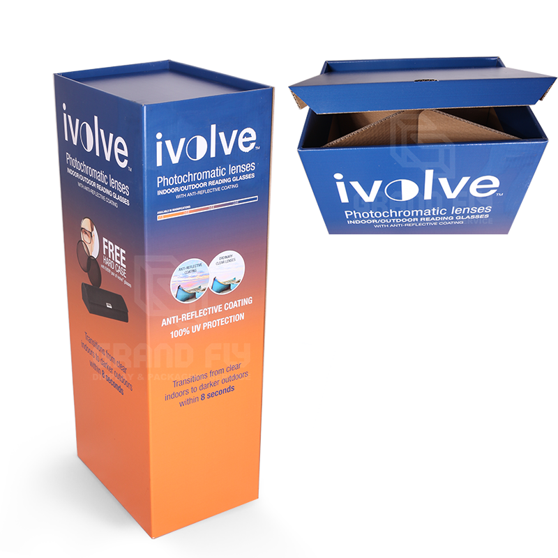 Cardboard Display Dump Bins for Reading Glasses/ Glasses Case-3 Cardboard Display Dump Bins for Reading Glasses/ Glasses Case-3
