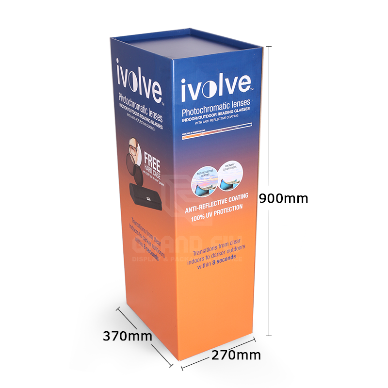 Cardboard Display Dump Bins for Reading Glasses/ Glasses Case-4 Cardboard Display Dump Bins for Reading Glasses /Glasses Case-4