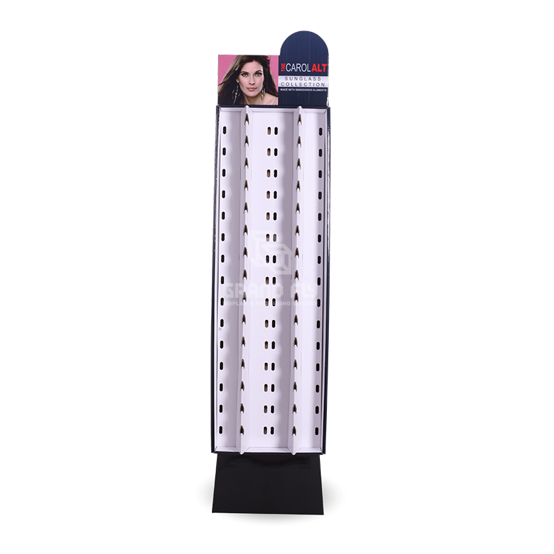 Cardboard Floor Sunglass Display ~ Hold 60 Pair-2 Cardboard Floor Sunglass Display ~ Hold 60 Pair-2