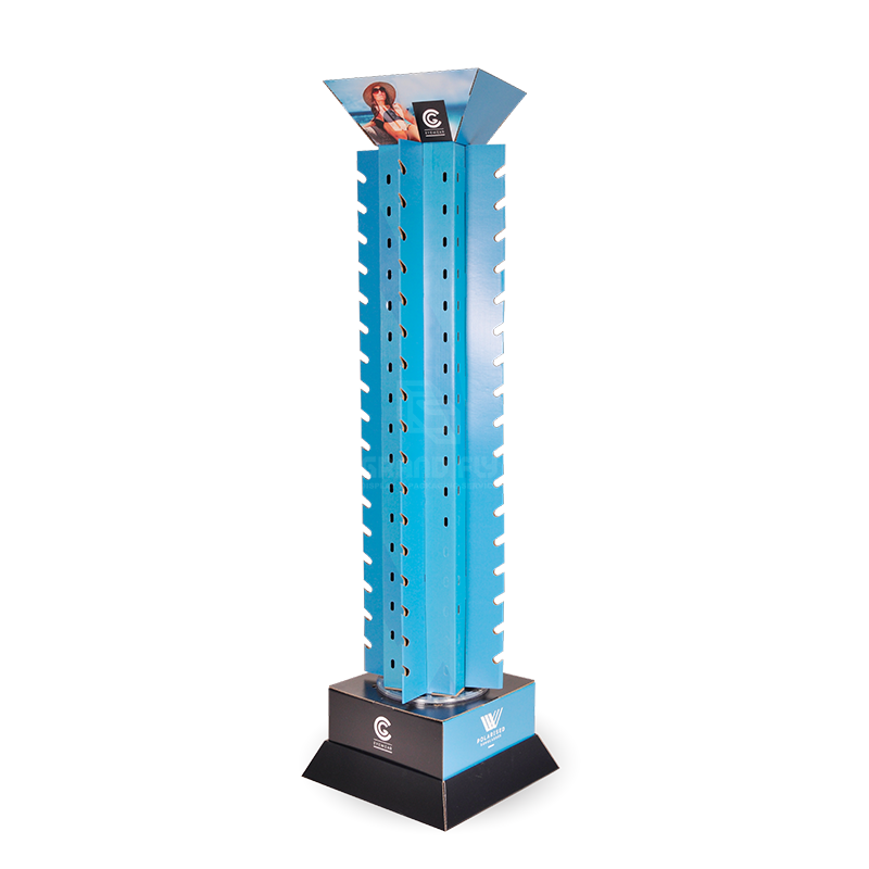 Custom Four Side Cardboard Sunglass Display - Holds 68 Pair-1 Custom Four Side Cardboard Sunglass Display - Holds 68 Pair-1