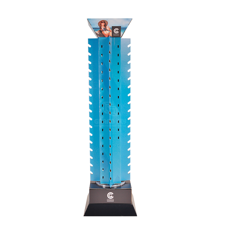 Custom Four Side Cardboard Sunglass Display - Holds 68 Pair-2 Custom Four Side Cardboard Sunglass Display - Holds 68 Pair-2