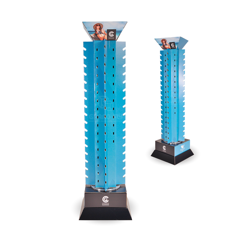 Custom Four Side Cardboard Sunglass Display - Holds 68 Pair-3 Custom Four Side Cardboard Sunglass Display - Holds 68 Pair-3