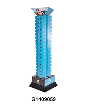 Custom Four Side Cardboard Sunglass Display - Holds 68 Pair
