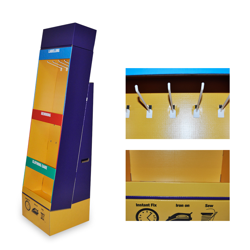 Pen & Pencil Powerwing Carton Display Shipper with Peg Hook-4 Pen & Pencil Powerwing Carton Display Shipper with Peg Hook-4
