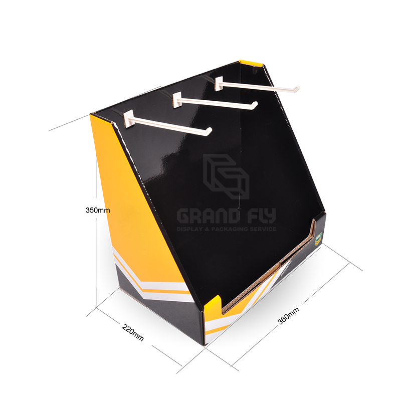 Sock Shelf Ready Packaging Box Counter Top Display Unit-4 Sock Shelf Ready Packaging Box Counter Top Display Unit-4