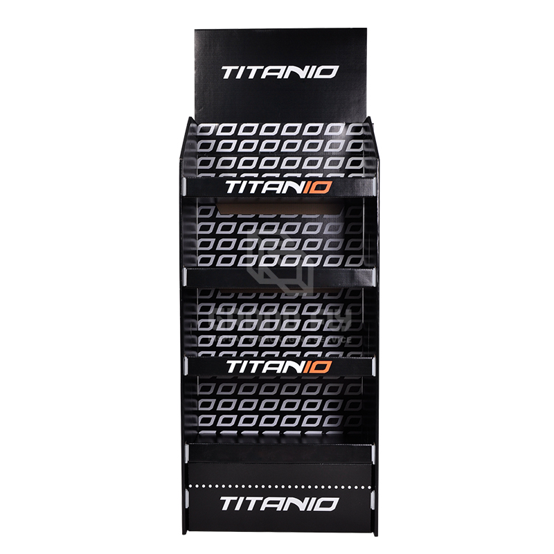 Two Sides POP Carton Cardboard Floor Display Shelf for Shirt-2 Two Sides POP Carton Cardboard Floor Display Shelf for Shirt-2