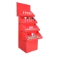 3 Tiers Cardboard Display for Floor, Removable Header, Custom Printing