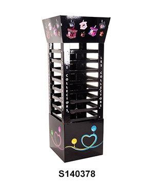 4 Side Candle Cardboard POS Temporary Floor Display