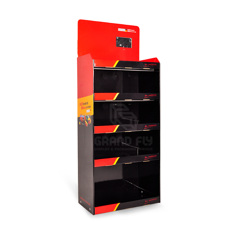 5 Shelf Cardboard Retail Display Stands with LCD for Toy-1 5 Shelf Cardboard Retail Display Stands with LCD for Toy-1
