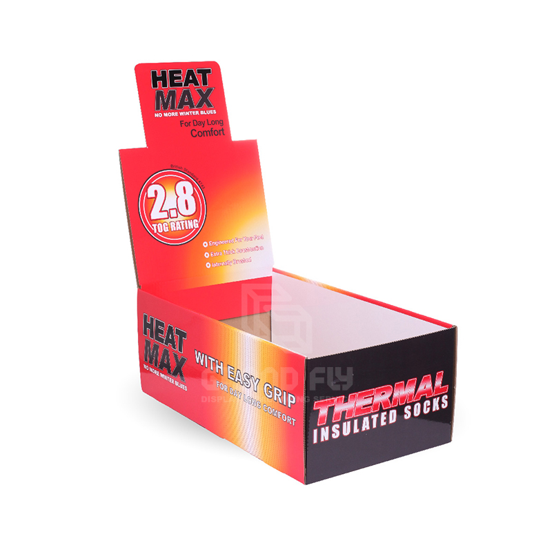 Bespoke Retail Shelf Ready Display Packaging Box for Sock-1 Bespoke Retail Shelf Ready Display Packaging Box for Sock-1