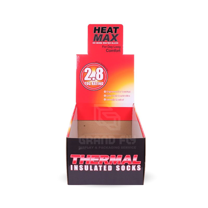 Bespoke Retail Shelf Ready Display Packaging Box for Sock-2 Bespoke Retail Shelf Ready Display Packaging Box for Sock-2