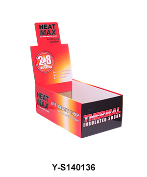 Bespoke Retail Shelf Ready Display Packaging Box for Sock