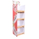 Cardboard Free Standing Display Unit with 4 Shelves for Fruit Knives