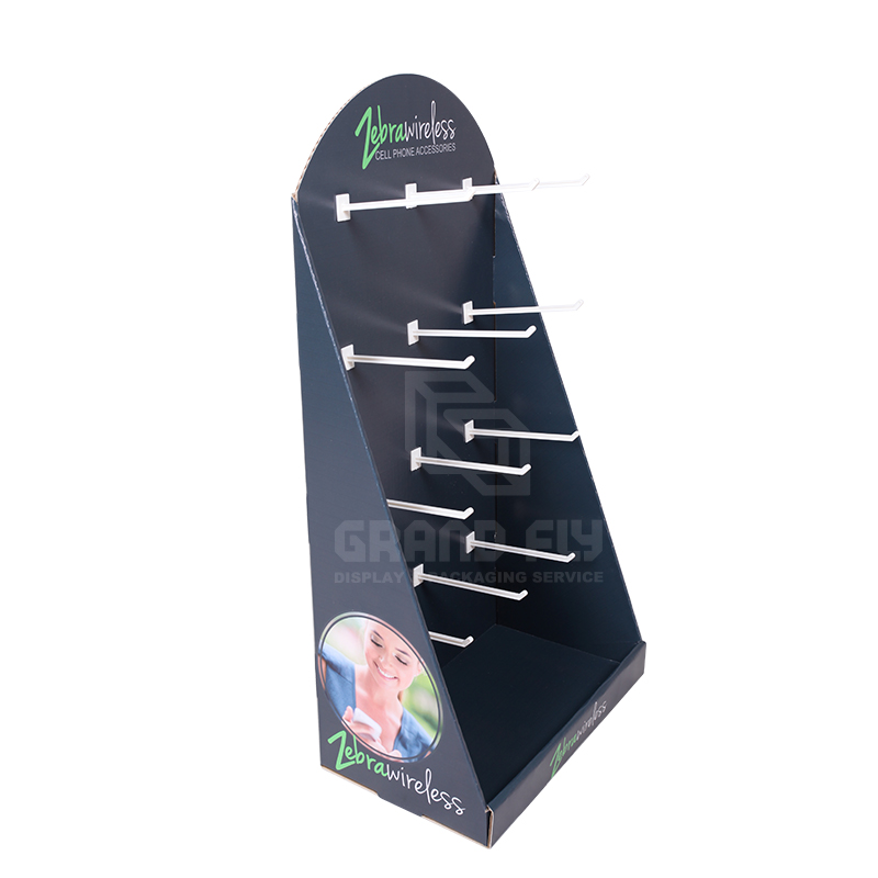 Counter Display with Peg Hook for Mobile Accessories -1 Counter Display with Peg Hook for Mobile Accessories -1