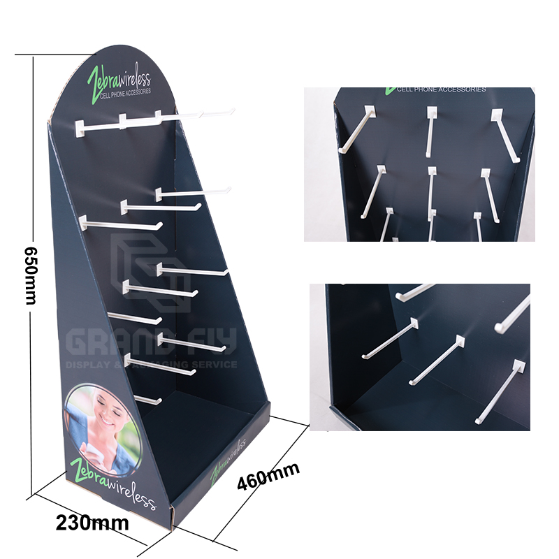 Counter Display with Peg Hook for Mobile Accessories -4 Counter Display with Peg Hook for Mobile Accessories -4