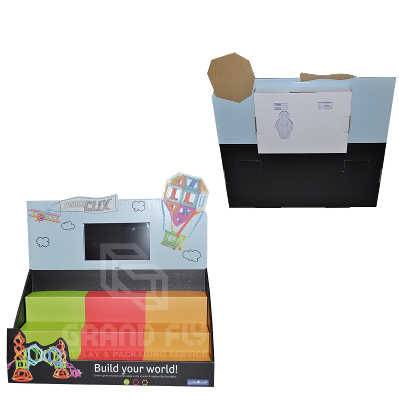 Custom Design Toy PDQ Cardboard Display Box with LCD-3 Custom Design Toy PDQ Cardboard Display Box with LCD-3