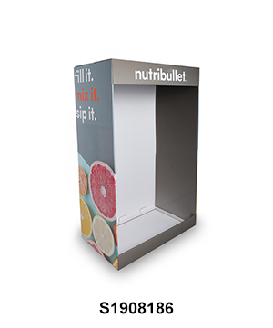 Custom POS Cardboard Display Floor Case Stacker for Juicer