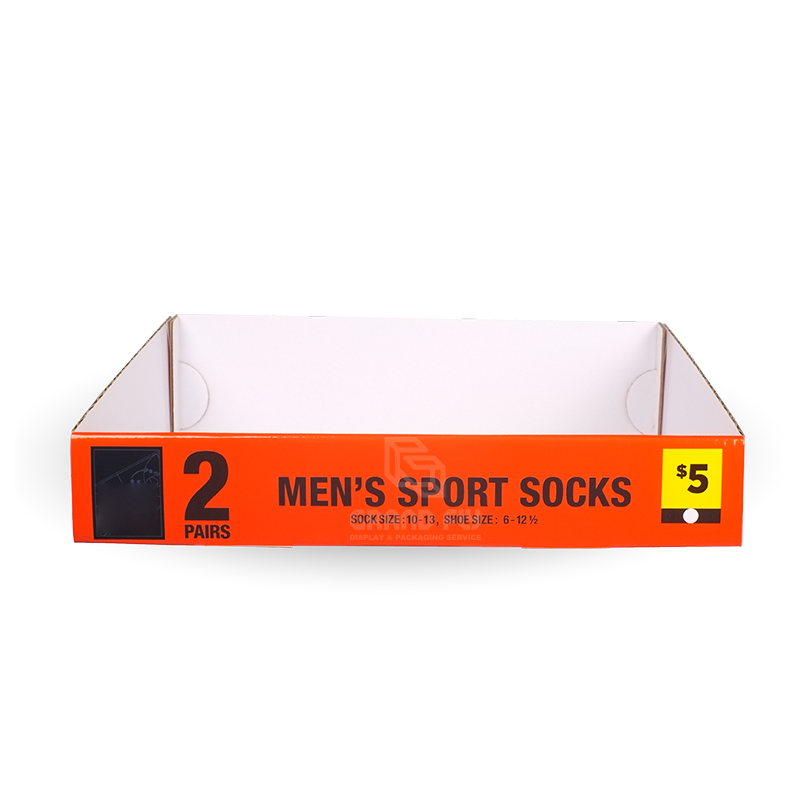 Custom Printed Shelf Ready POS Carton Display Tray Box-2 Custom Printed Shelf Ready POS Carton Display Tray Box-2