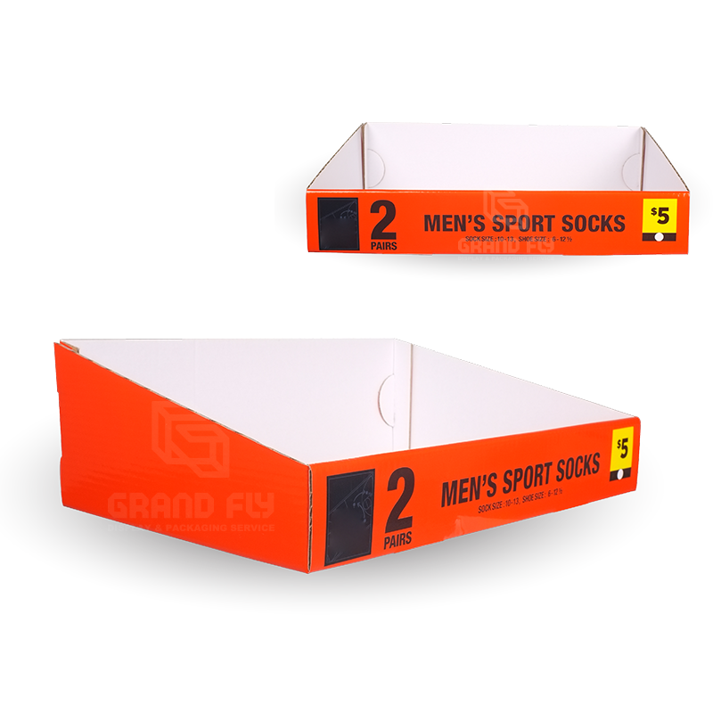 Custom Printed Shelf Ready POS Carton Display Tray Box-3 Custom Printed Shelf Ready POS Carton Display Tray Box-3