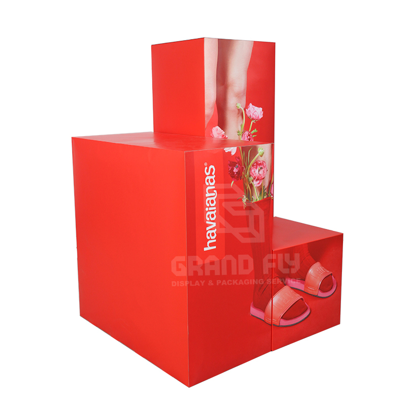 POP Advertising Cardboard Retail Shop Display for Slipper-1 POP Advertising Cardboard Retail Shop Display for Slipper-1