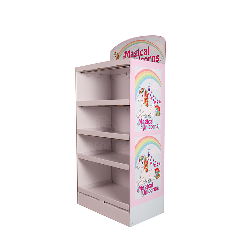 Plush Toy 5 Layer Carton Floor Paper Display Rack -3 Plush Toy 5 Layer Carton Floor Paper Display Rack -3