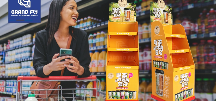 Corrugated Beverage & Tea Display