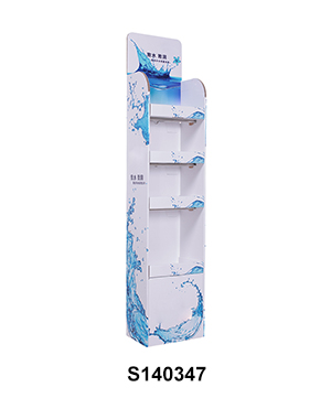 Cardboard Freestanding Display Stand for Skin TonerMakeup
