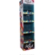 Corrugated Freestanding Water Bottle Display Rack with 4 Shelf