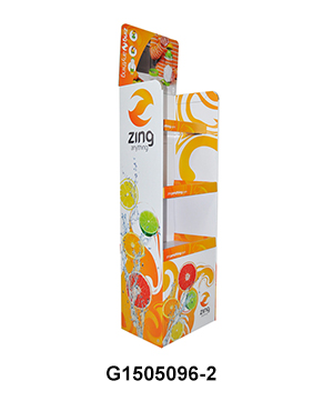 Custom Printed Cardboard Product Display Rack for Bottle