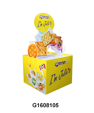 Custom Caton Retail Full Pallet Display Stand for Biscuits