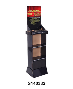 Custom Corrugated Display Shelves for Skin Care Product