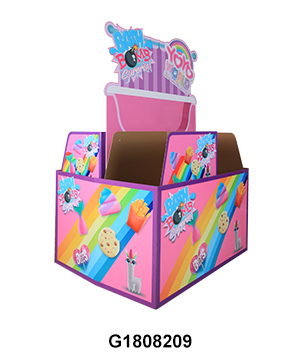 Custom POS Corrugated Full Pallet Display Stand for Toys