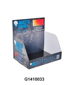 Towel Corrugated Countertop Display Shelf Ready Box