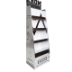 Silver Printing Cardboard Display Stand with 3D Header