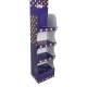 4 Shelf Retail Corrugated POP Display Shelf for Snacks