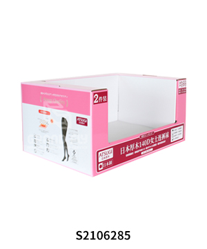 COSTCO PDQ Trays Cardboard Display Box for Yoga Pants