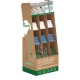 Corrugated 9 Pocket Carton FSDU Display Rack for T-Shirt Clothing