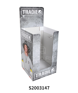 Custom Cardboard Bin Display Shipper for Hats