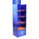 POS Carton 4 Shelf Floor Display Stand for Food