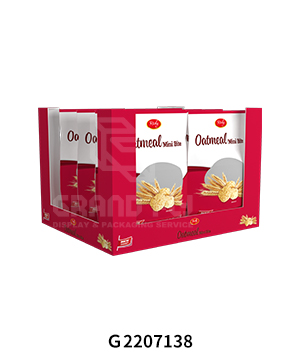 Stackable Cardboard Corrugated PDQ Trays For Snacks' Fulfillment