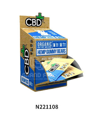 Cardboard CBD Counter Gravity Feed Display Boex