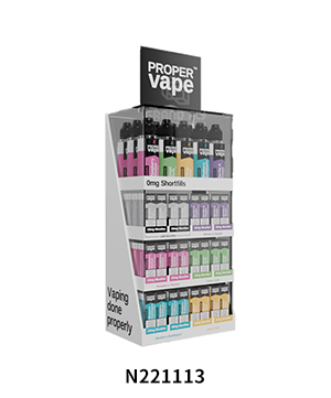 Counter Top CBD Acrylic Display with 4 Tiers & Header