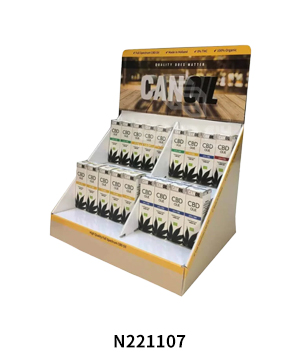 Retail CBD Counter Display with Tier & Compartment
