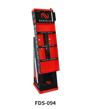 Custom FSDU Floor Display Stand for CBDE-cigarette
