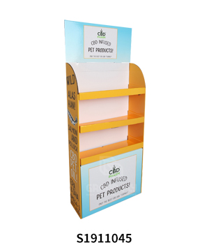 Custom Cardboard Display Shelf for Pet Products