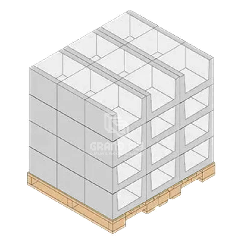 2-Side 36 Costco PDQ Tray Pallet Displays 2-Side 36 Costco PDQ Tray Pallet Displays