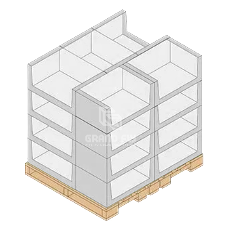 3-Side 20 Costco PDQ Tray Pallet Displays 3-Side 20 Costco PDQ Tray Pallet Displays